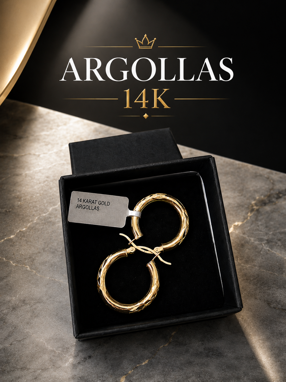 14K Gold Hoop Earrings