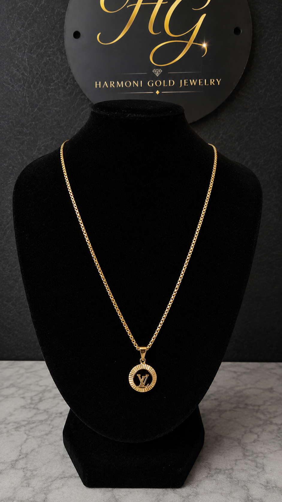 Set LV Chain 14k Italy