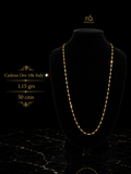 Cadena Crispeta Oro 18k Italy 20 inch
