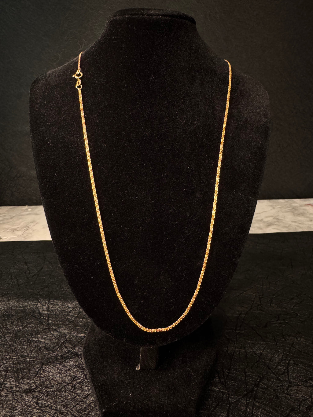 18k Italian Gold Bismark Chain
