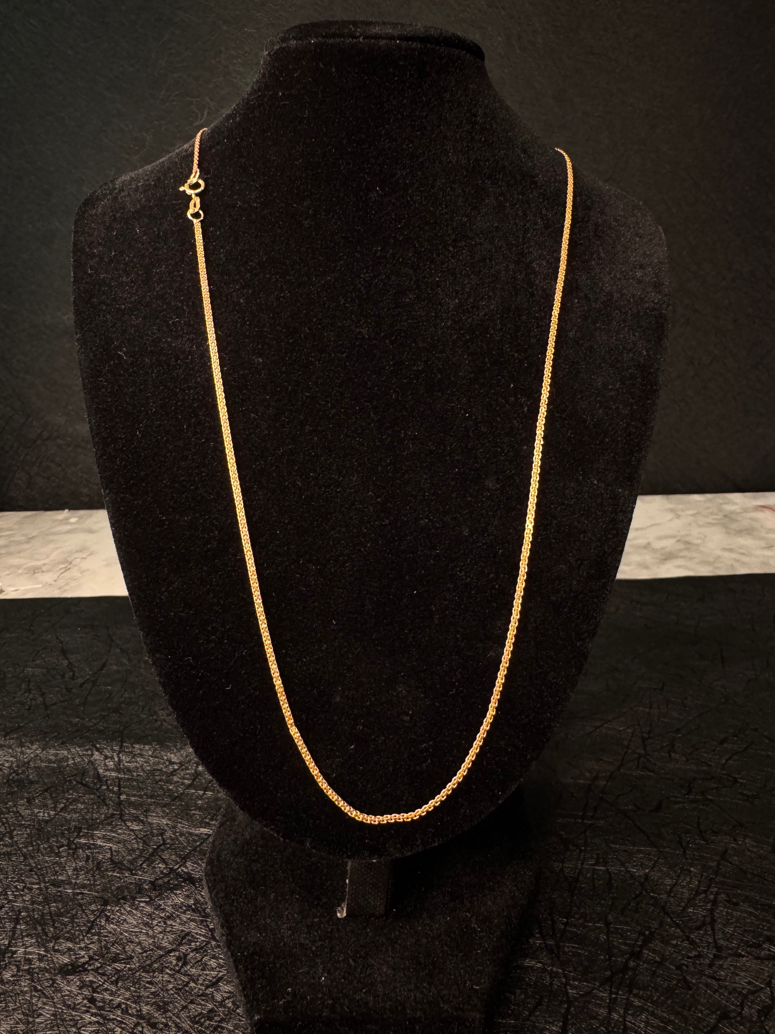 18k Italian Gold Bismark Chain