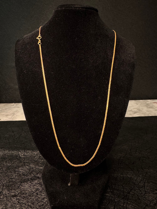 18k Italian Gold Bismark Chain